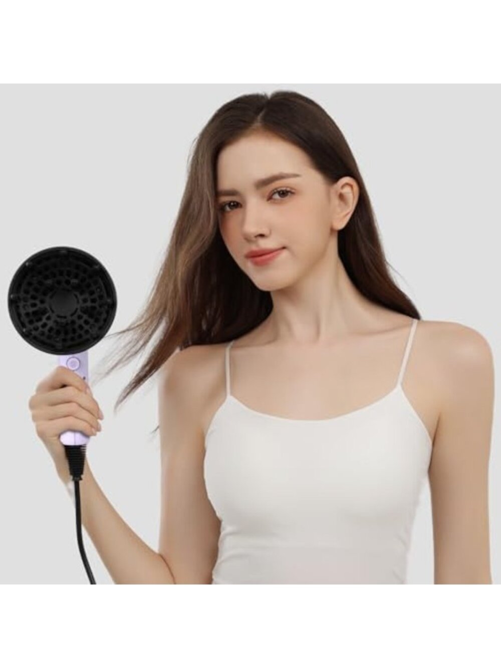 Full-Featured Hair Dryer with Diffuser & Comb - Powerful 110V Blow Dryer - Picture 7 of 7
